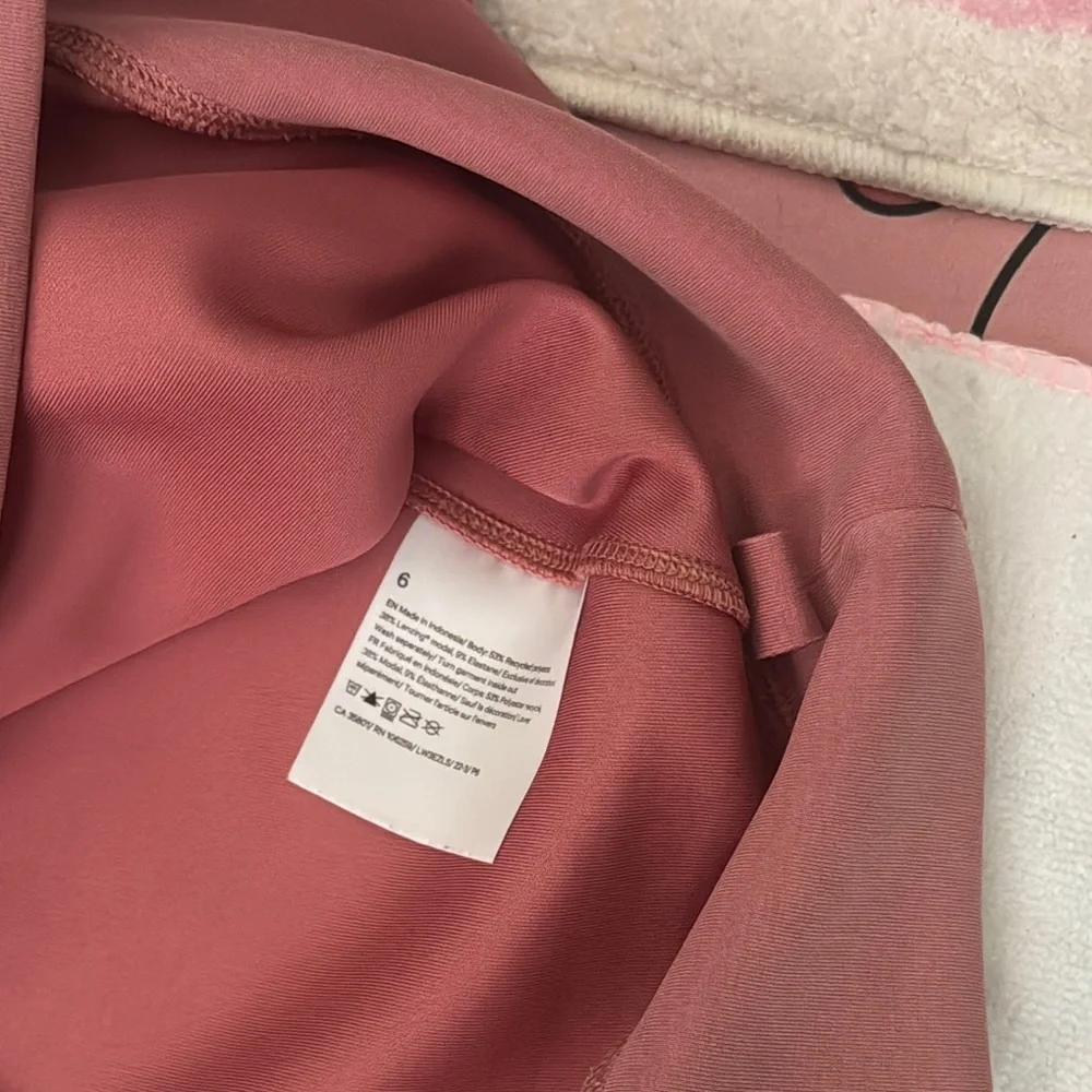 Lululemon Perfectly Oversized Cropped Crew *Softstreme 6/Spiced Chai - Picture 8 of 9